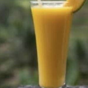Suco e vitamina de manga polpa