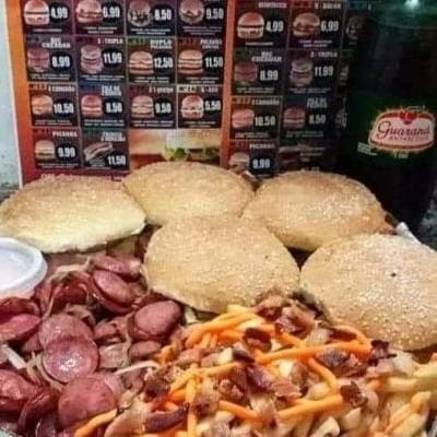 Combo 55 na caixa 35cm + refri de 2 L