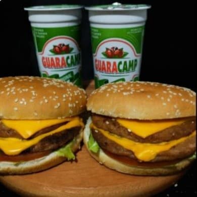 2 Duplo cheddar+ 2 Guaracamp