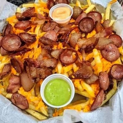 Batata maluca com calabresa