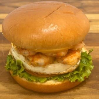 Burguer de camarão especial