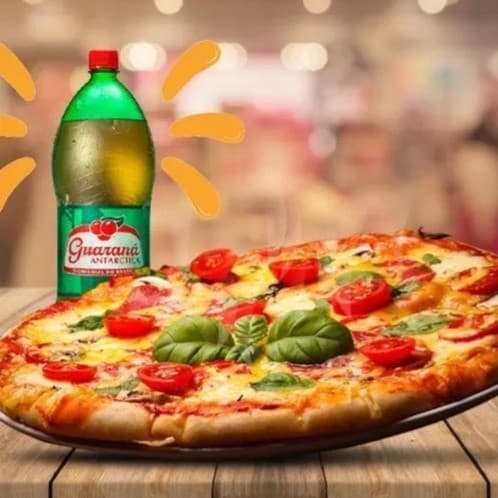 Pizza G + Refri 1,5L Grátis e Borda Recheada