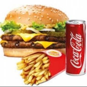 Promoção Trio duplo burguer