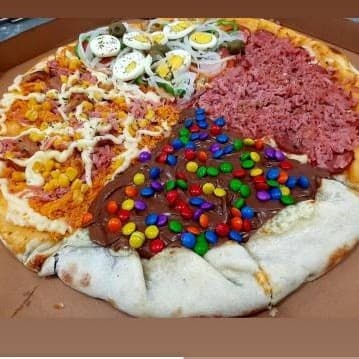 Pizza GG + refri de 2L ( 3 a 4 sabores )